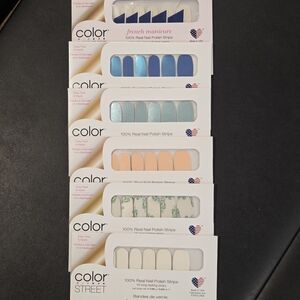Color Street Nail Polish Strips - Bundle of 6